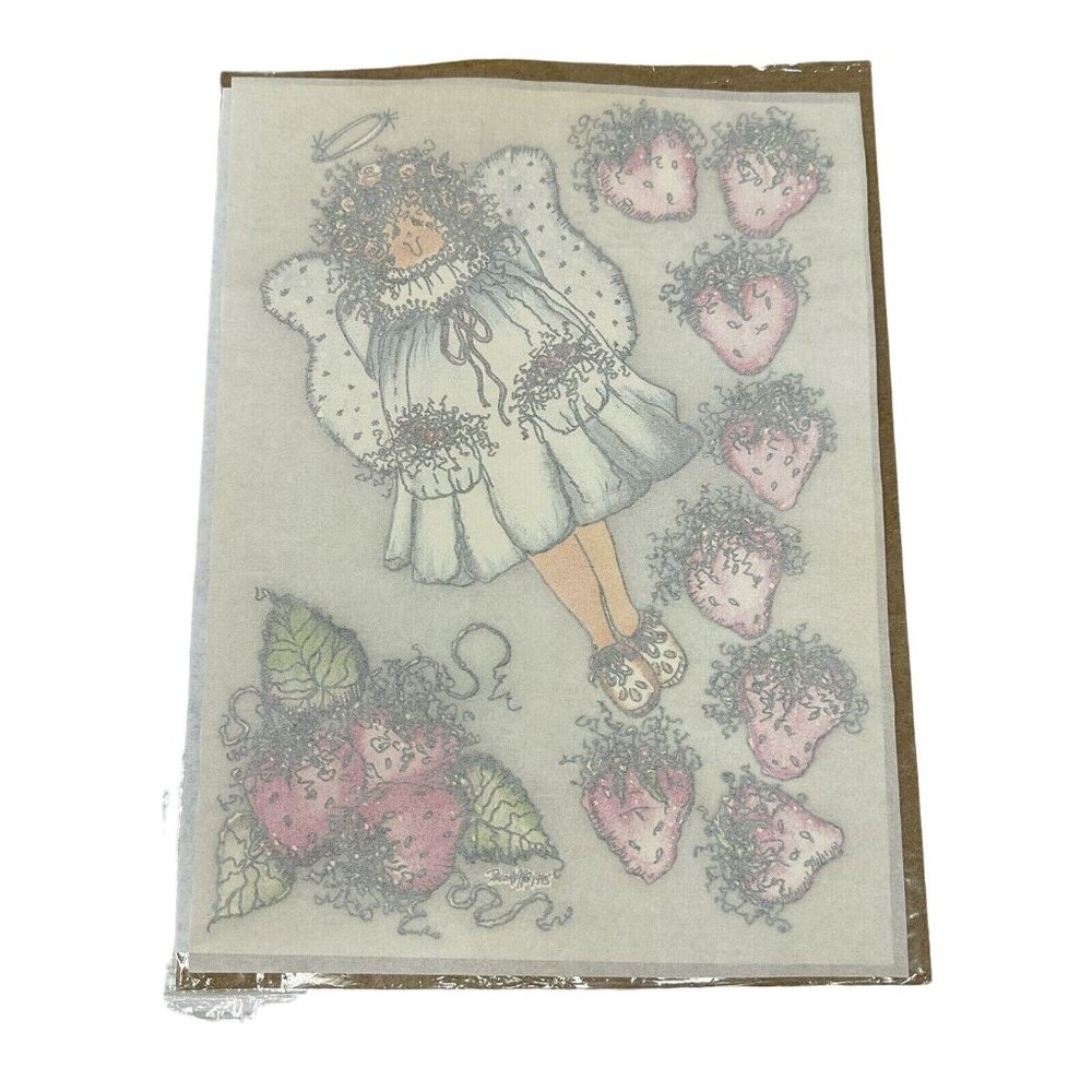 Devonia Strawberry Angel Designs Stephanie’s Collection Iron-On Fabric Transfer - Picture 4 of 5